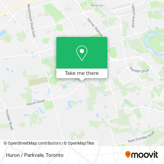 Huron / Parkvale map
