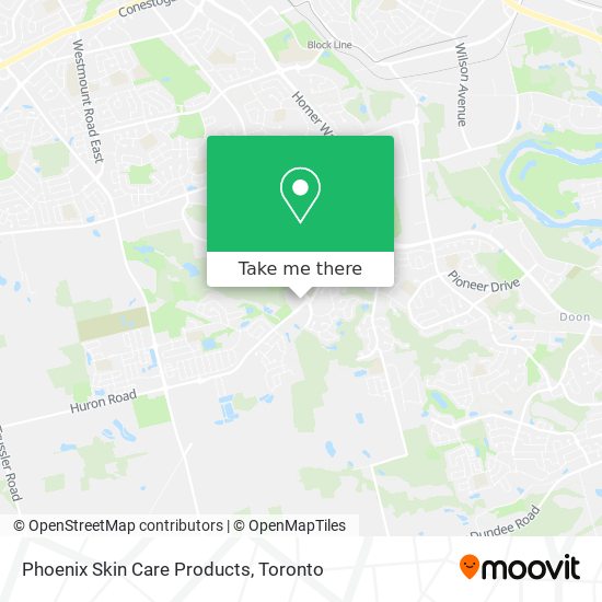 Phoenix Skin Care Products map