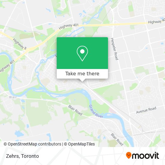 Zehrs map