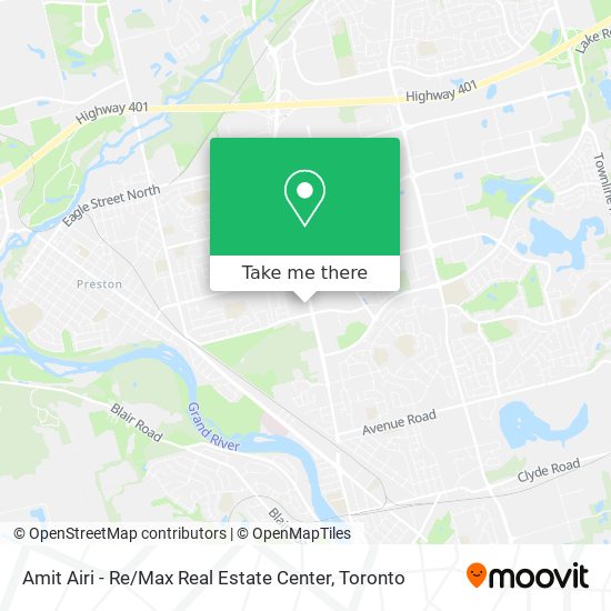 Amit Airi - Re / Max Real Estate Center map