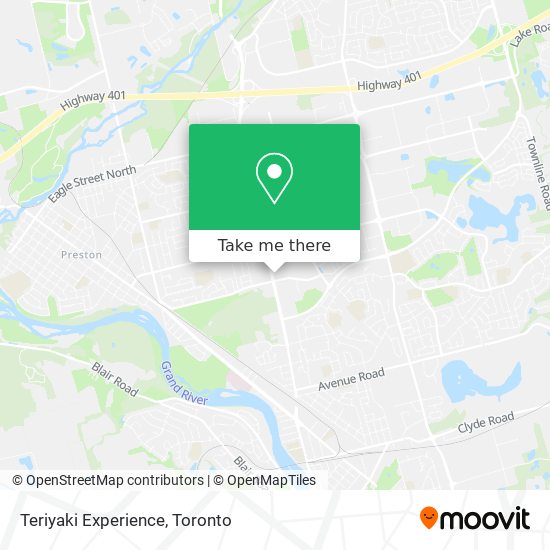 Teriyaki Experience plan