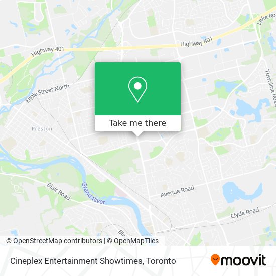 Cineplex Entertainment Showtimes plan