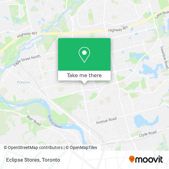 Eclipse Stores map