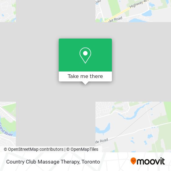 Country Club Massage Therapy plan