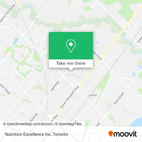 Nutrition Excellence Inc map