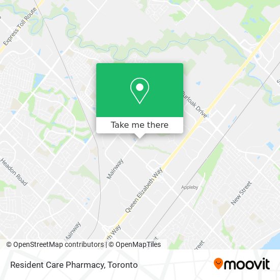 Resident Care Pharmacy map