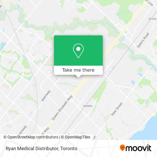 Ryan Medical Distributor map