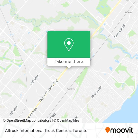 Altruck International Truck Centres map
