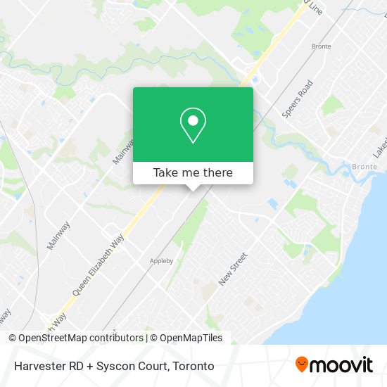 Harvester RD + Syscon Court map