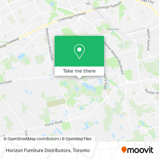 Horizon Furniture Distributors map