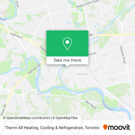 Therm-All Heating, Cooling & Refrigeration map