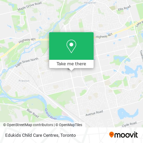 Edukids Child Care Centres map