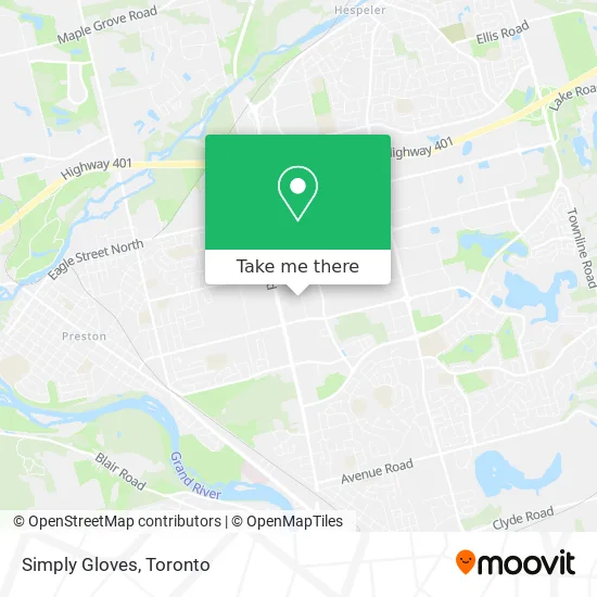 Simply Gloves map