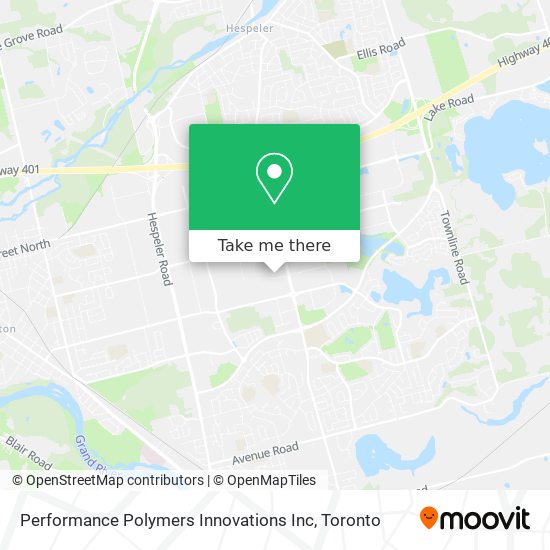 Performance Polymers Innovations Inc map