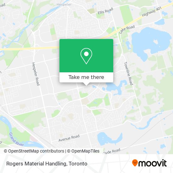 Rogers Material Handling map