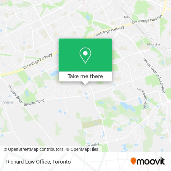 Richard Law Office map