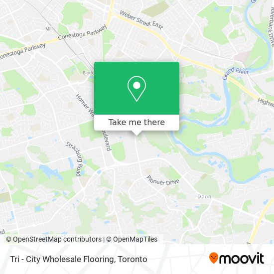 Tri - City Wholesale Flooring map