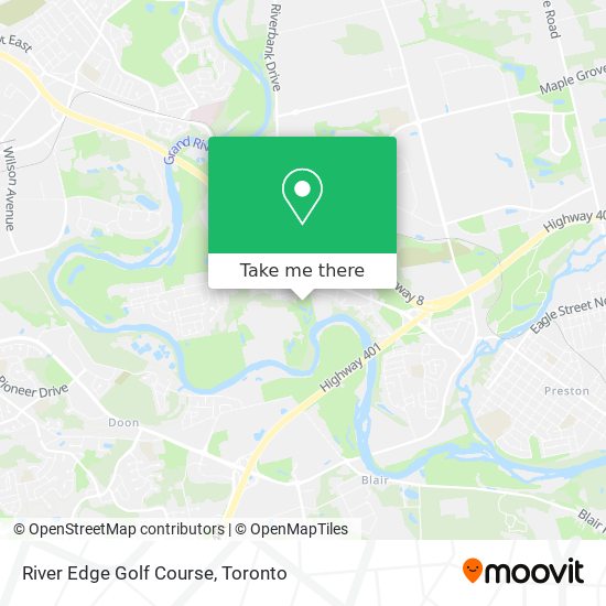 River Edge Golf Course map