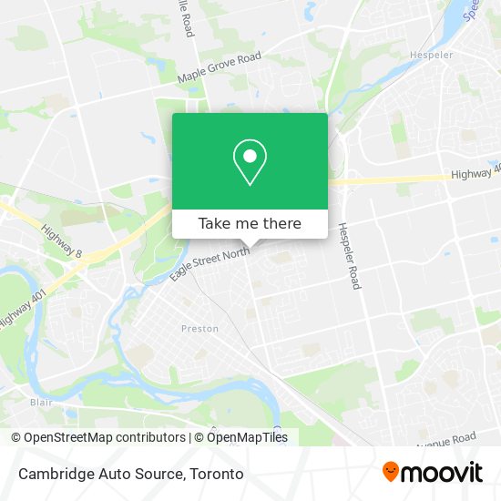 Cambridge Auto Source map