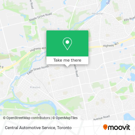 Central Automotive Service map