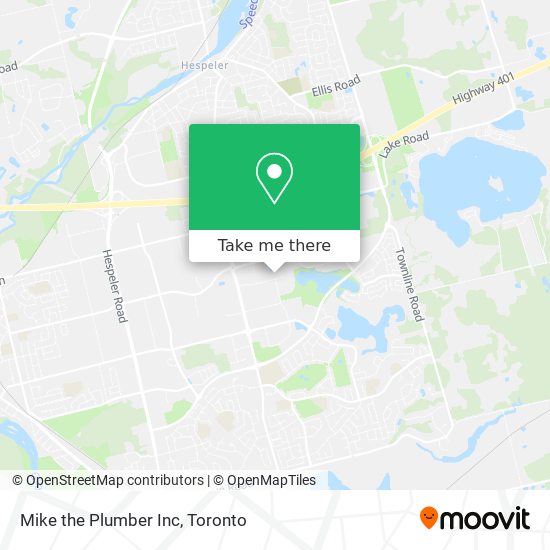 Mike the Plumber Inc map