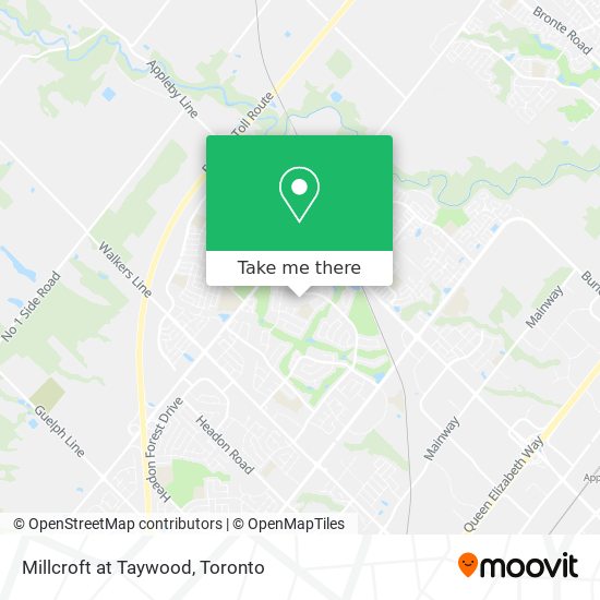 Millcroft at Taywood map
