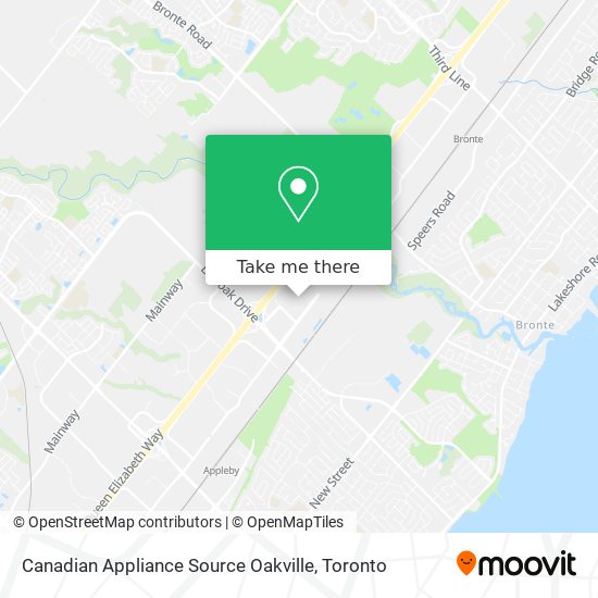 Canadian Appliance Source Oakville plan