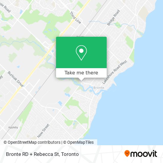Bronte RD + Rebecca St plan