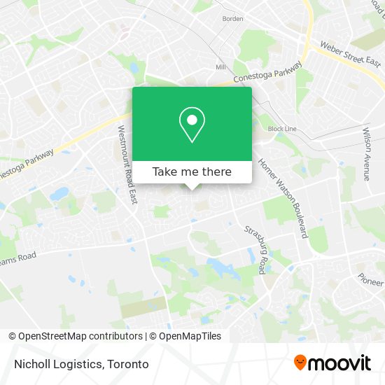 Nicholl Logistics map