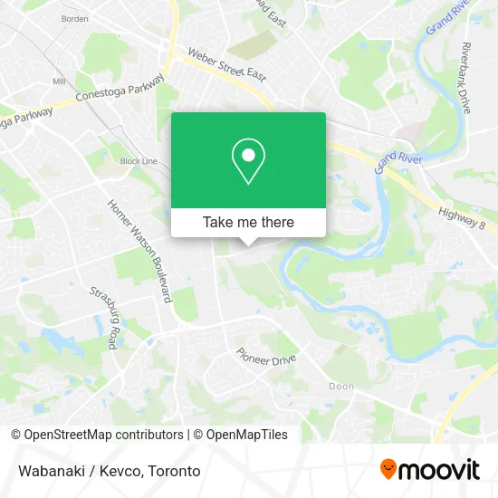 Wabanaki / Kevco map