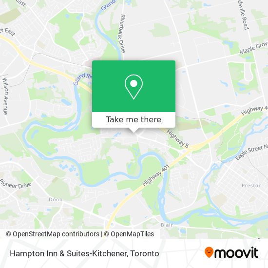 Hampton Inn & Suites-Kitchener plan