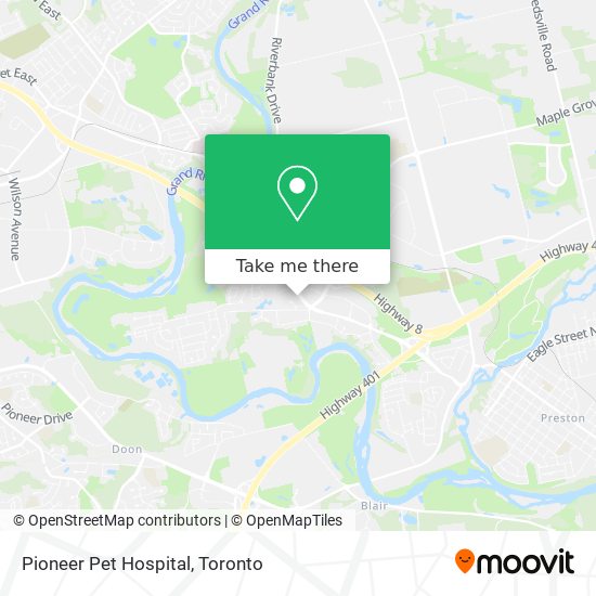 Pioneer Pet Hospital map