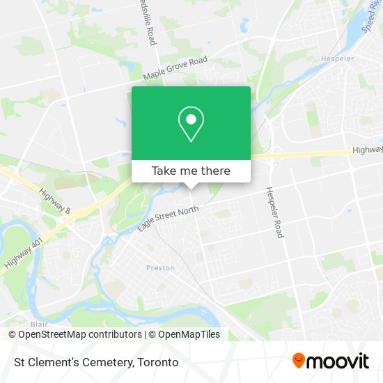 St Clement's Cemetery map