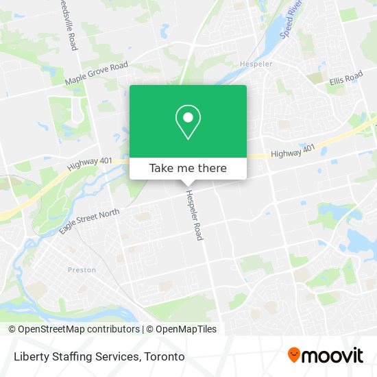 Liberty Staffing Services map