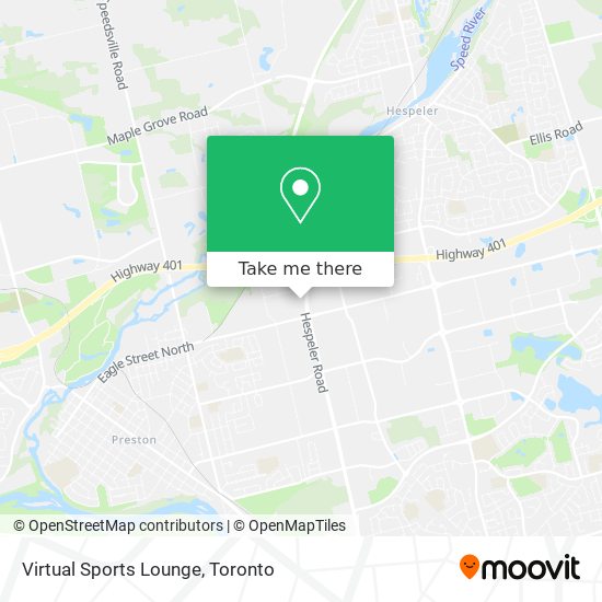 Virtual Sports Lounge map