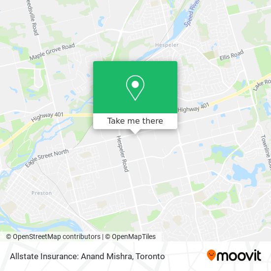 Allstate Insurance: Anand Mishra map