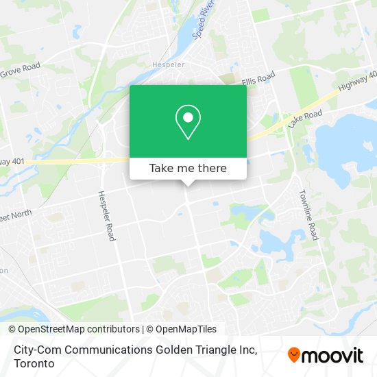 City-Com Communications Golden Triangle Inc map