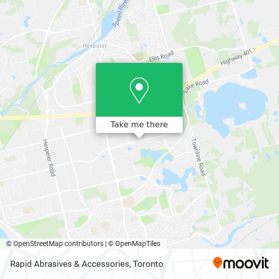 Rapid Abrasives & Accessories map