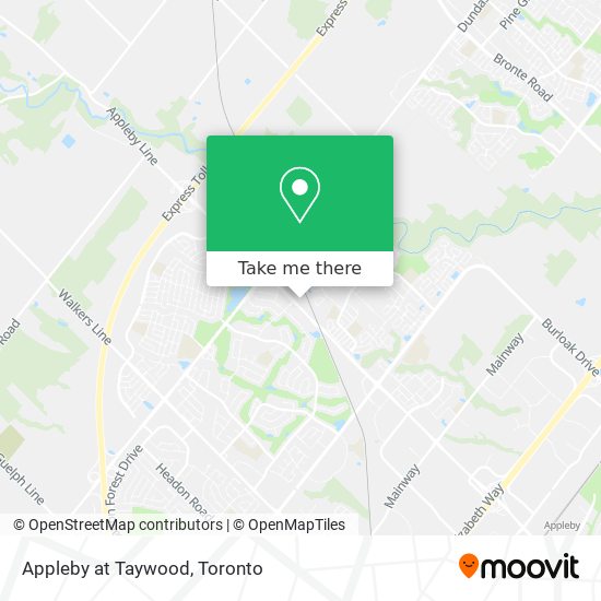 Appleby at Taywood map