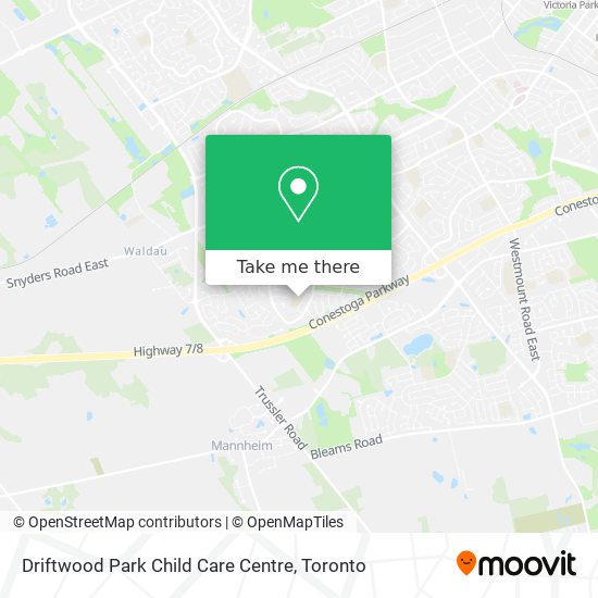 Driftwood Park Child Care Centre map