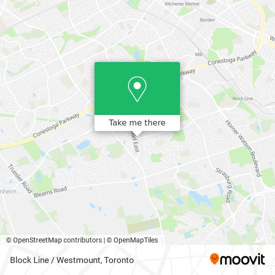 Block Line / Westmount map