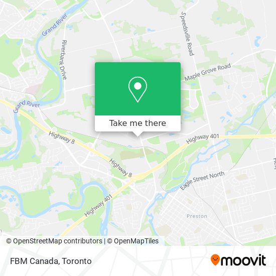 FBM Canada map