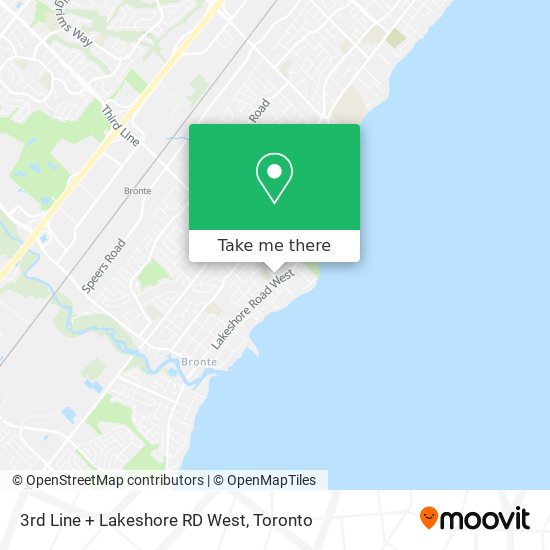 3rd Line + Lakeshore RD West map