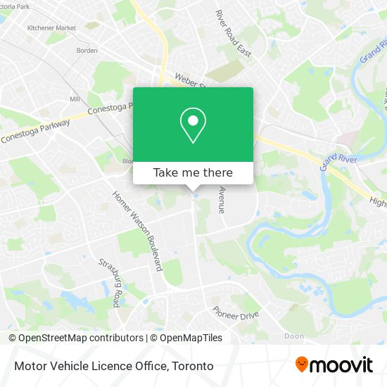 Motor Vehicle Licence Office plan