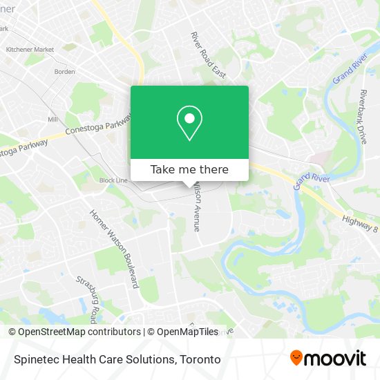 Spinetec Health Care Solutions map