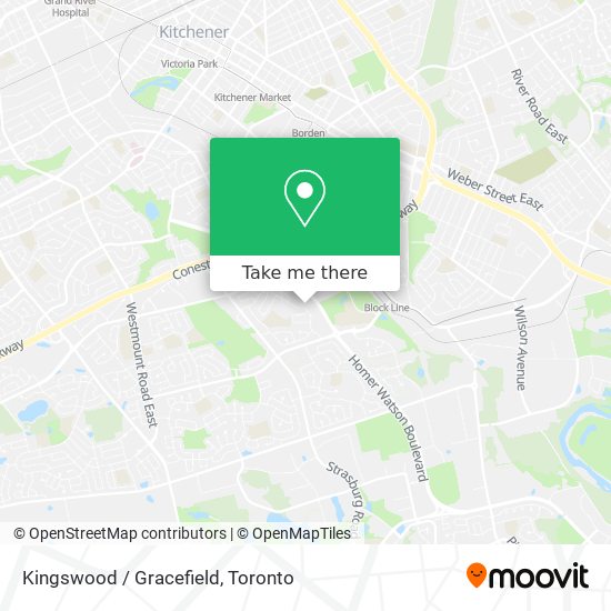 Kingswood / Gracefield map