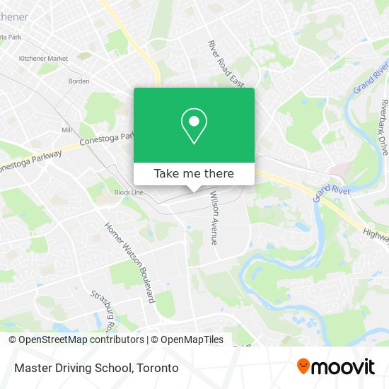 Master Driving School map