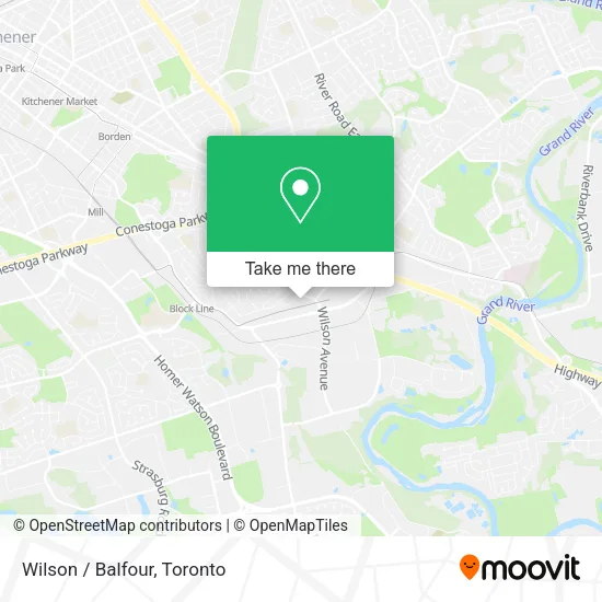 Wilson / Balfour map