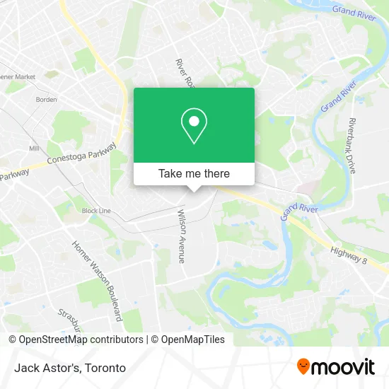 Jack Astor's map