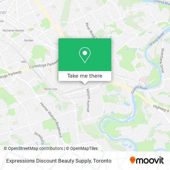 Expressions Discount Beauty Supply map